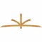 Ekena Millwork Davenport Rough Sawn Timber Gable Bracket, Western Red Cedar, 108"W x 36"H x 4"D x 4"F, 8/12 Pitch GBW108X36X0404DAV00RWR - alternate 1
